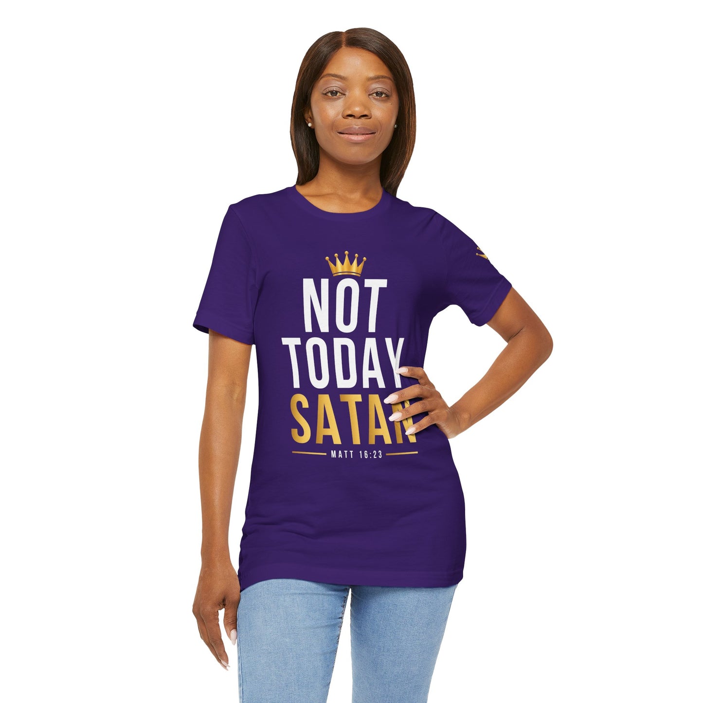 Not Today Satan - Christian Tee