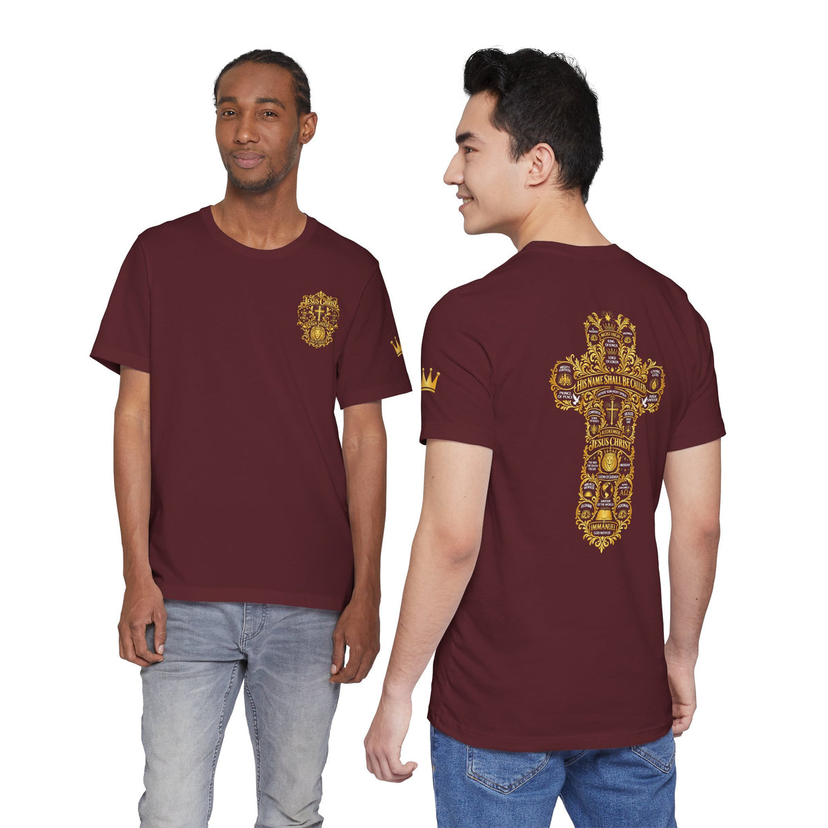 His Name Shall Be Called — Names of God Christian Tee