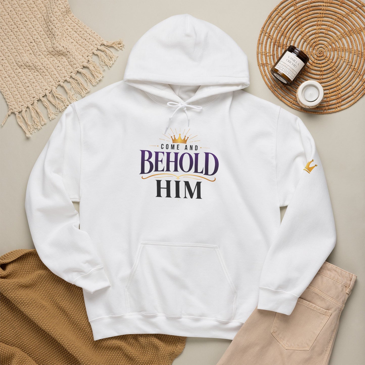 Come And Behold Him - Christian Hoodie