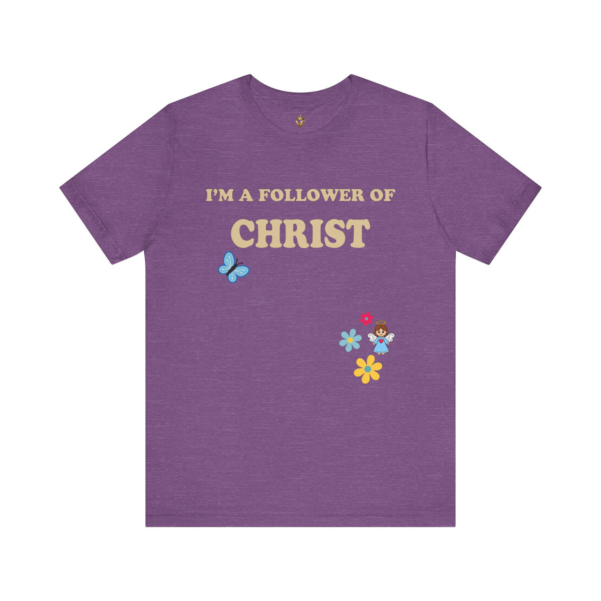 I'm a Follower of Christ — Butterfly & Floral Tee
