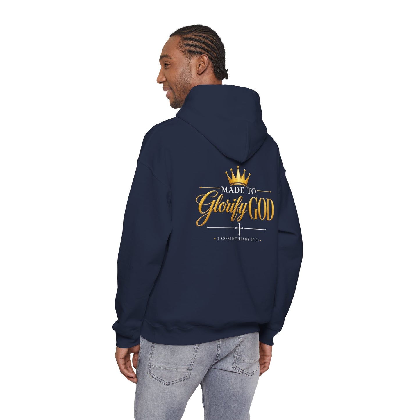 Made To Glorify God Christian Streetwear Hoodie | Faith Based Hoodie