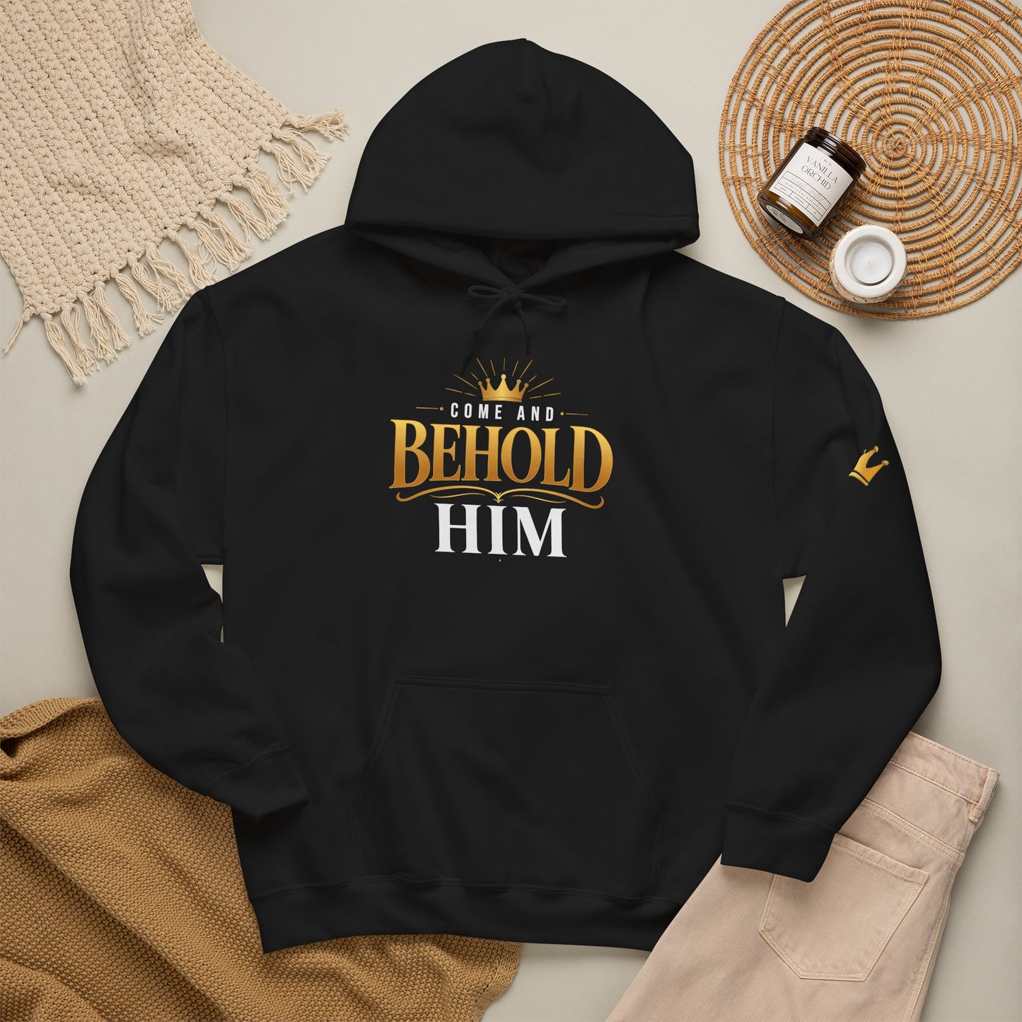 Come And Behold Him - Christian Hoodie