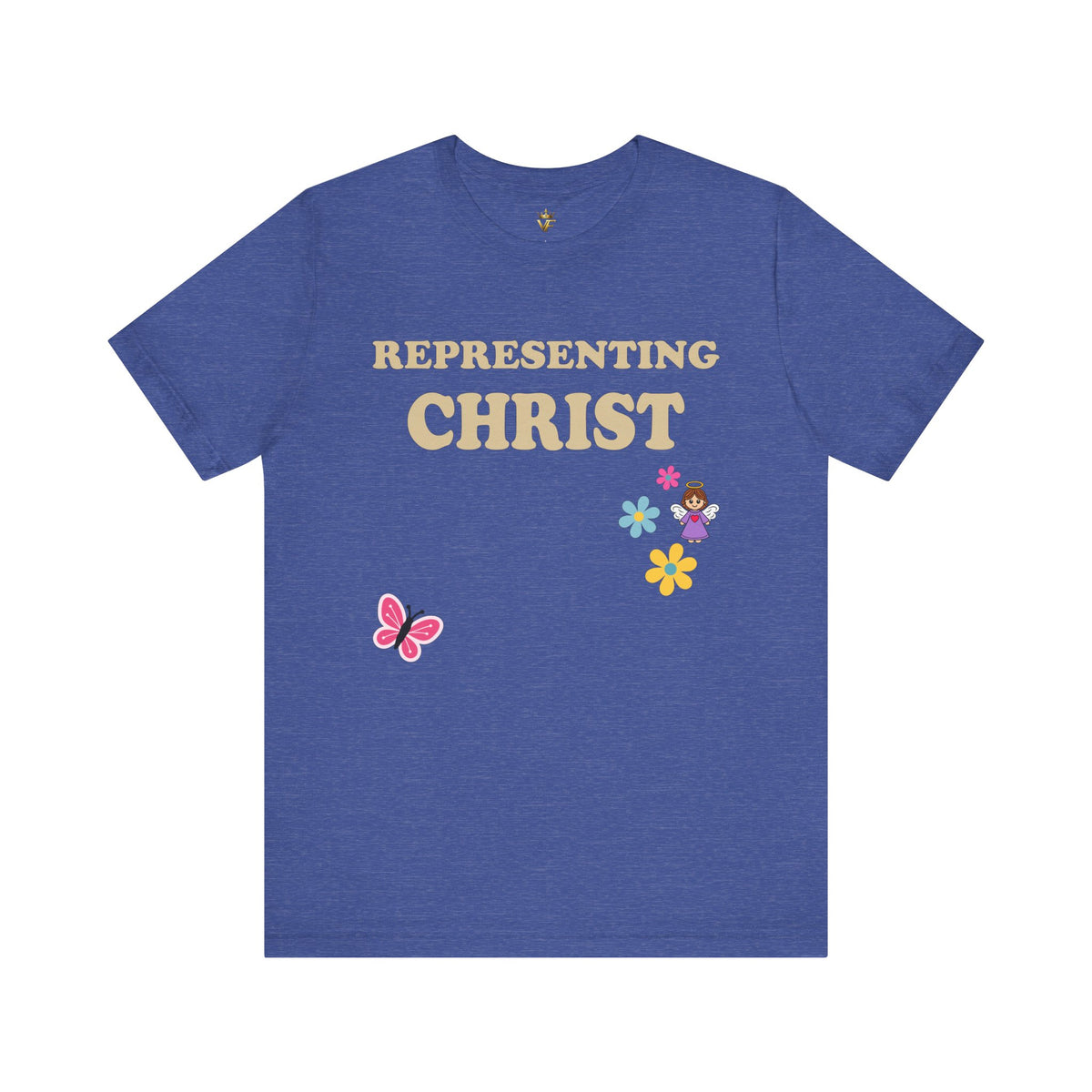 Representing Christ — Floral Butterfly Tee