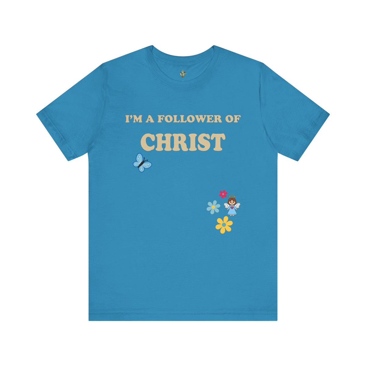 I'm a Follower of Christ — Butterfly & Floral Tee