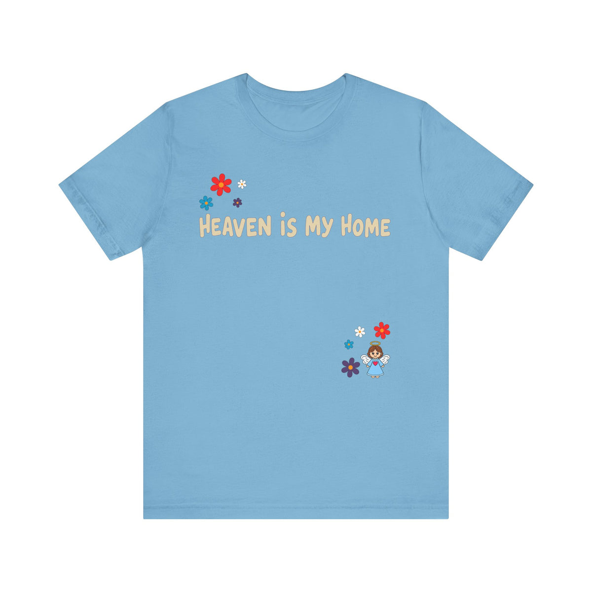 Heaven Is My Home  — Floral Tee