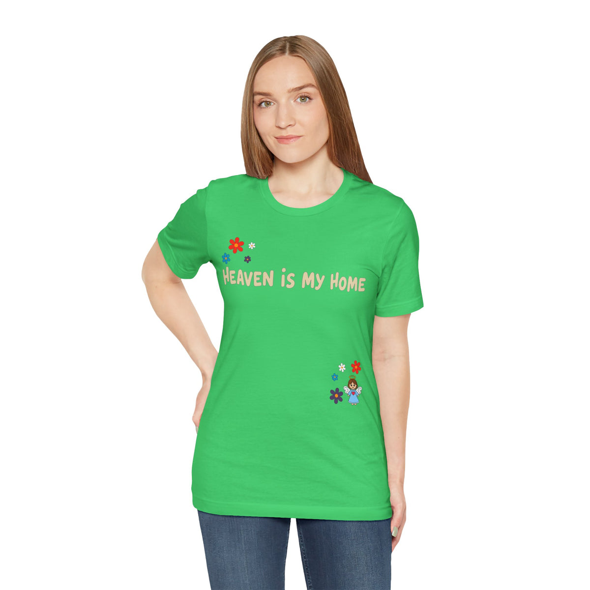 Heaven Is My Home  — Floral Tee