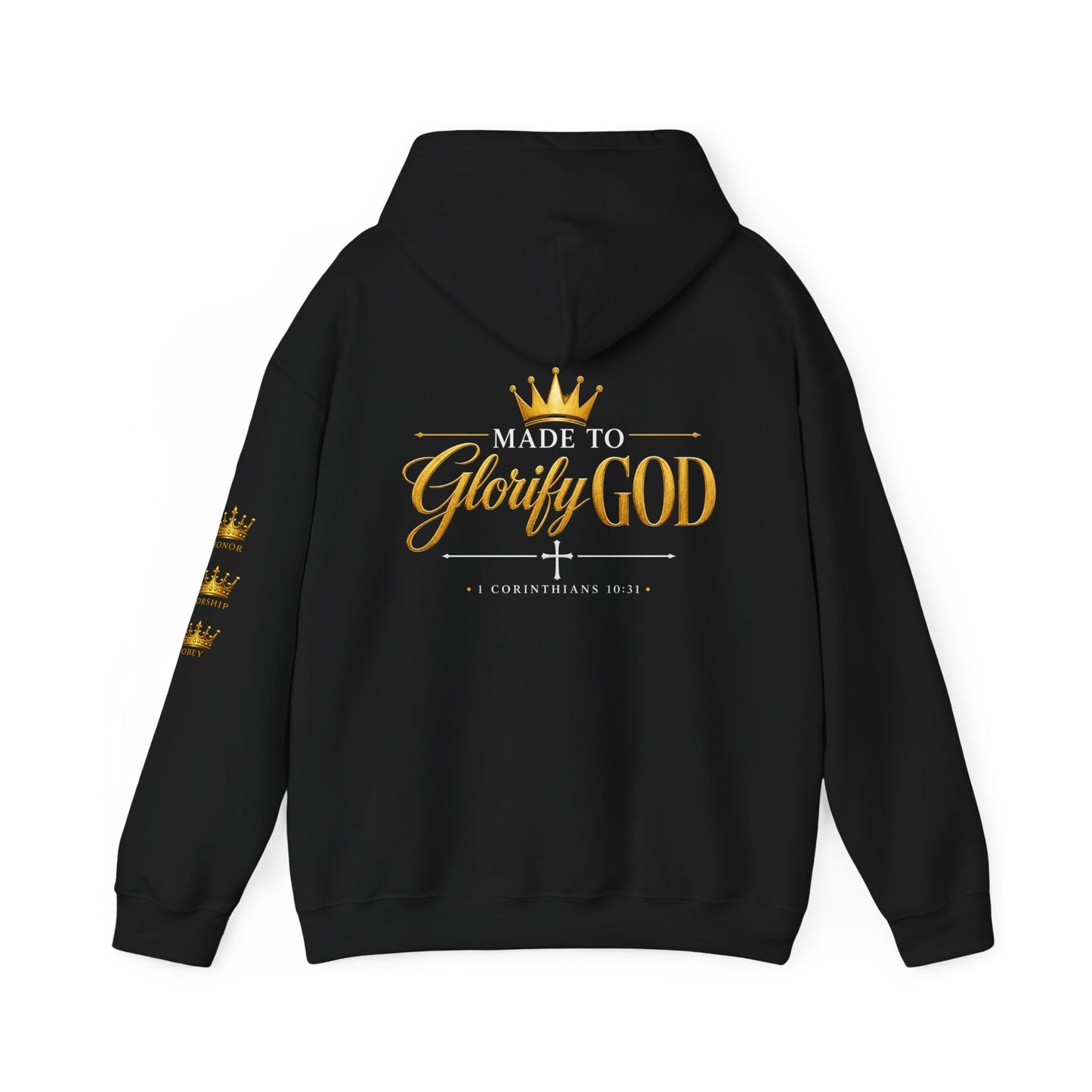 Made To Glorify God Christian Streetwear Hoodie | Faith Based Hoodie