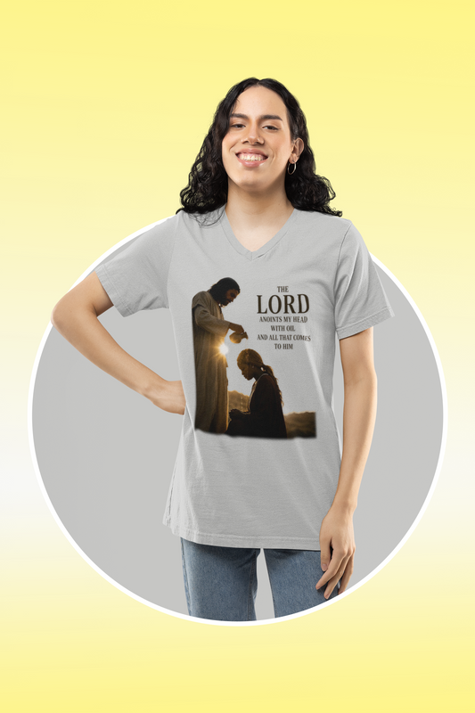 The Anointing - Christian V-Neck Tee