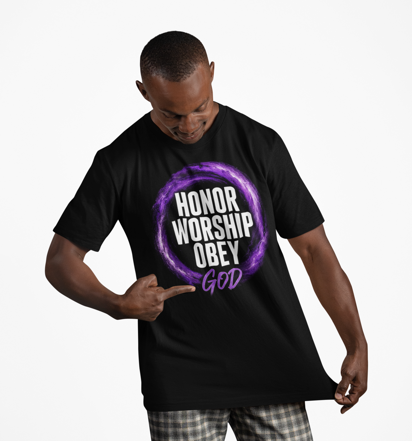 Honor Worship Obey - Christian Tee