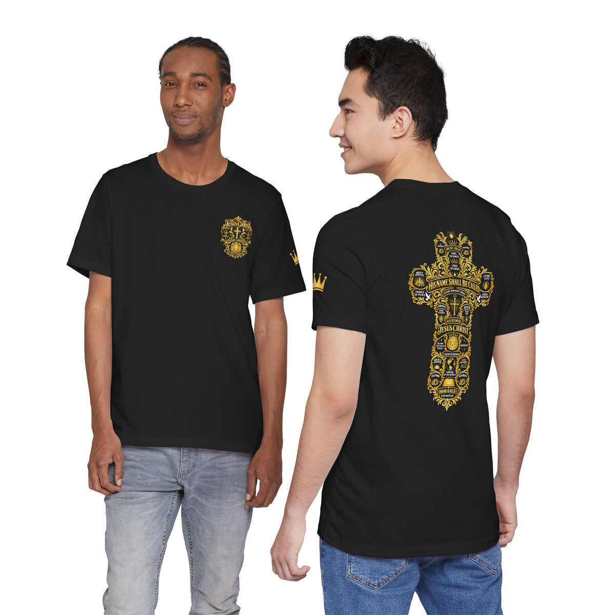 His Name Shall Be Called — Names of God Christian Tee