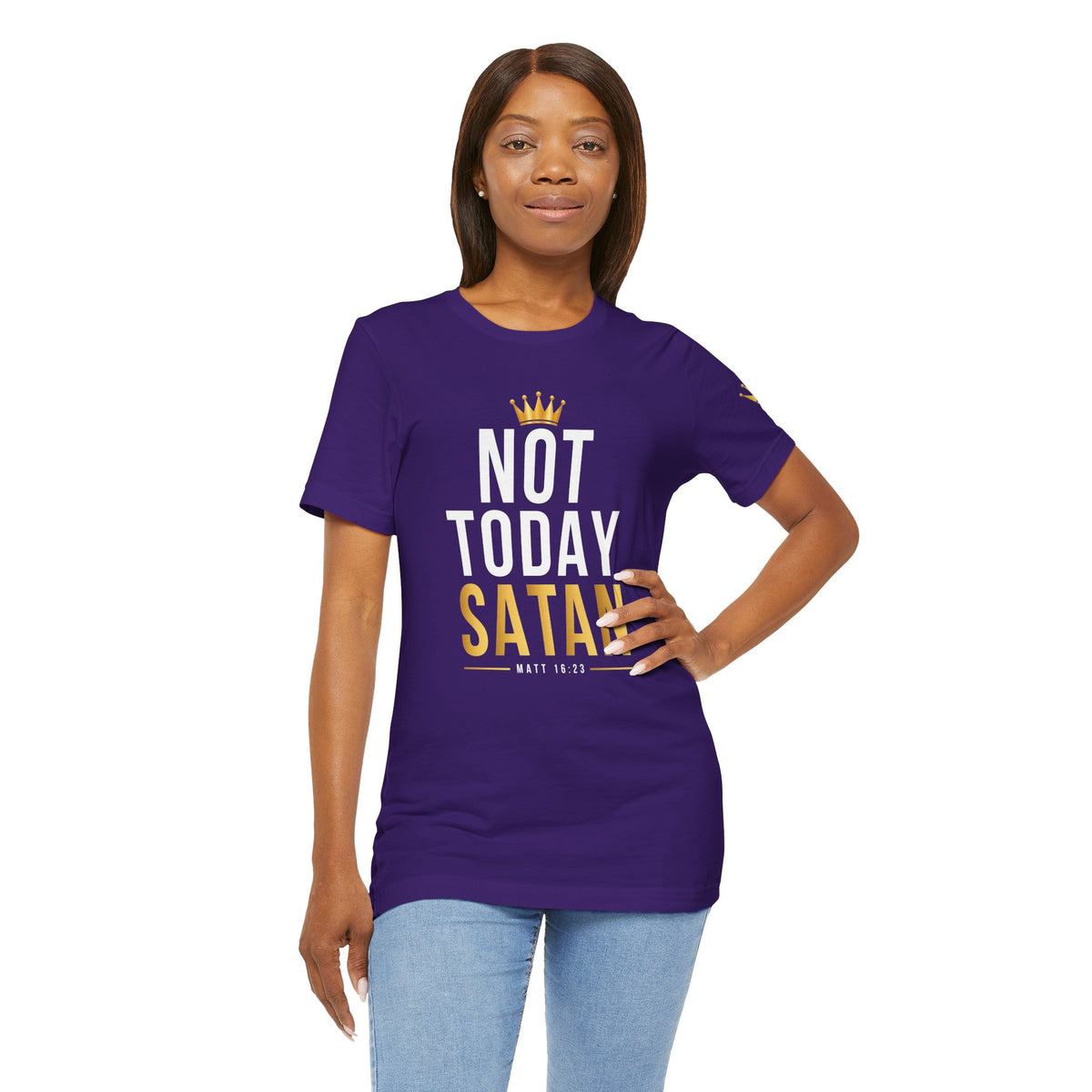 Not Today Satan - Christian Tee