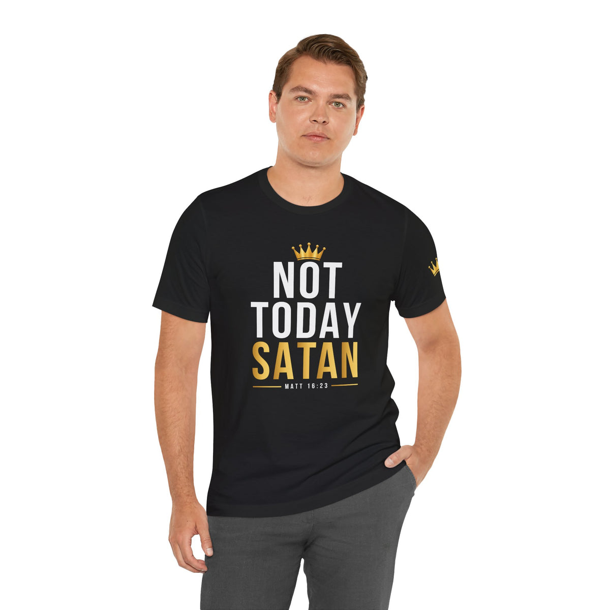 Not Today Satan - Christian Tee