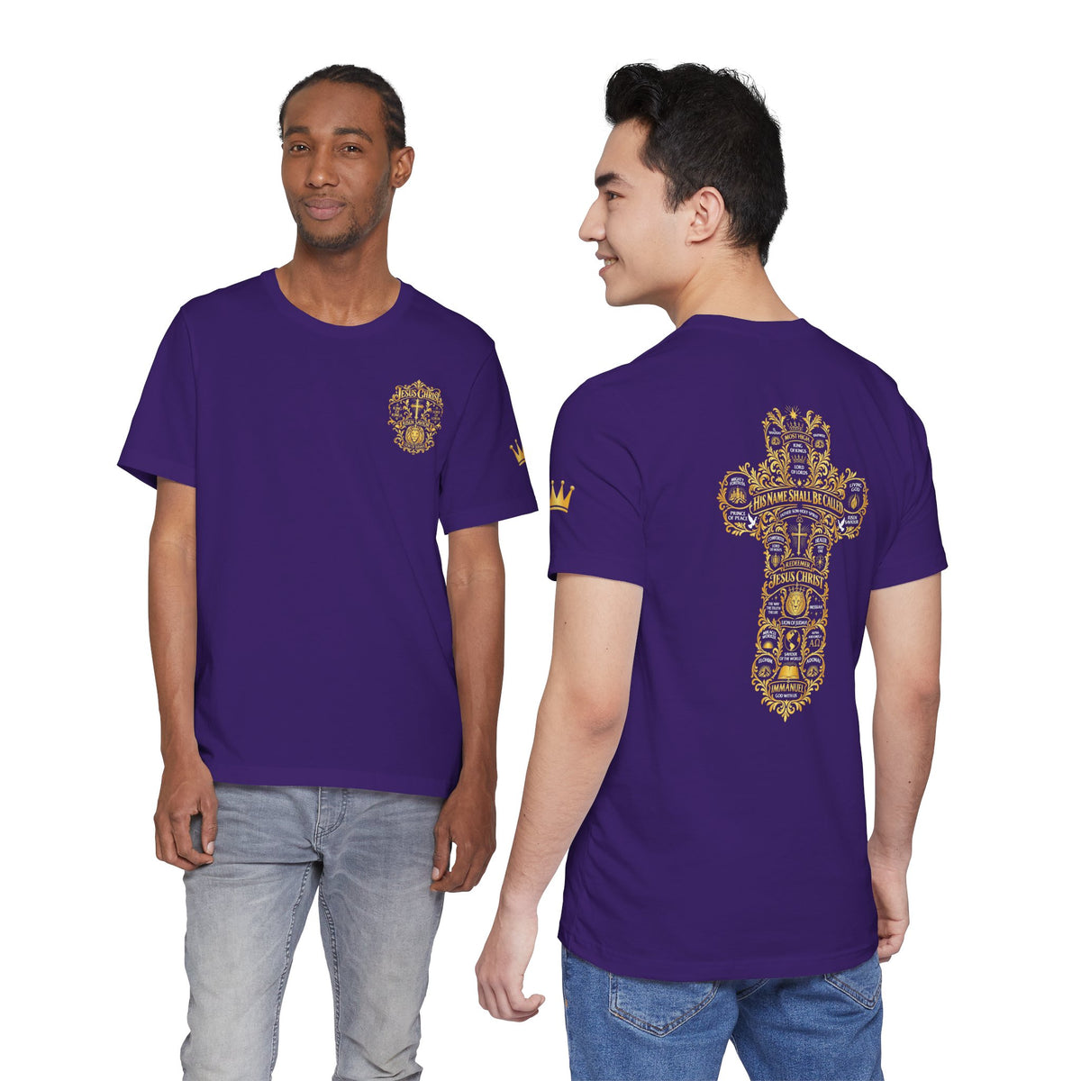 His Name Shall Be Called — Names of God Christian Tee