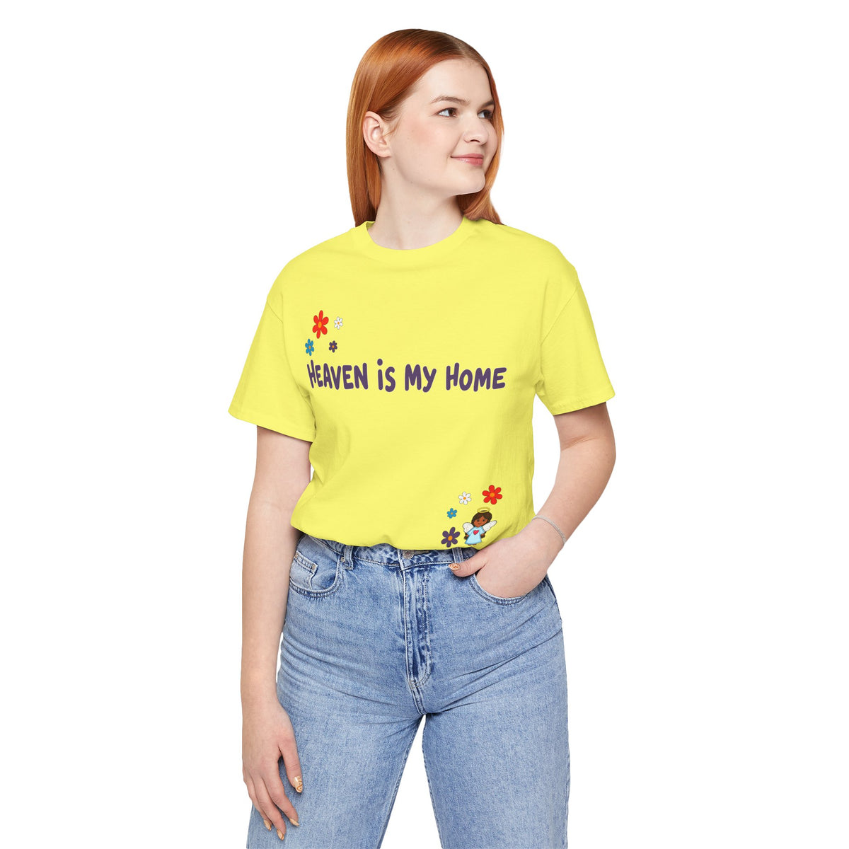 Heaven Is My Home  — Floral Tee