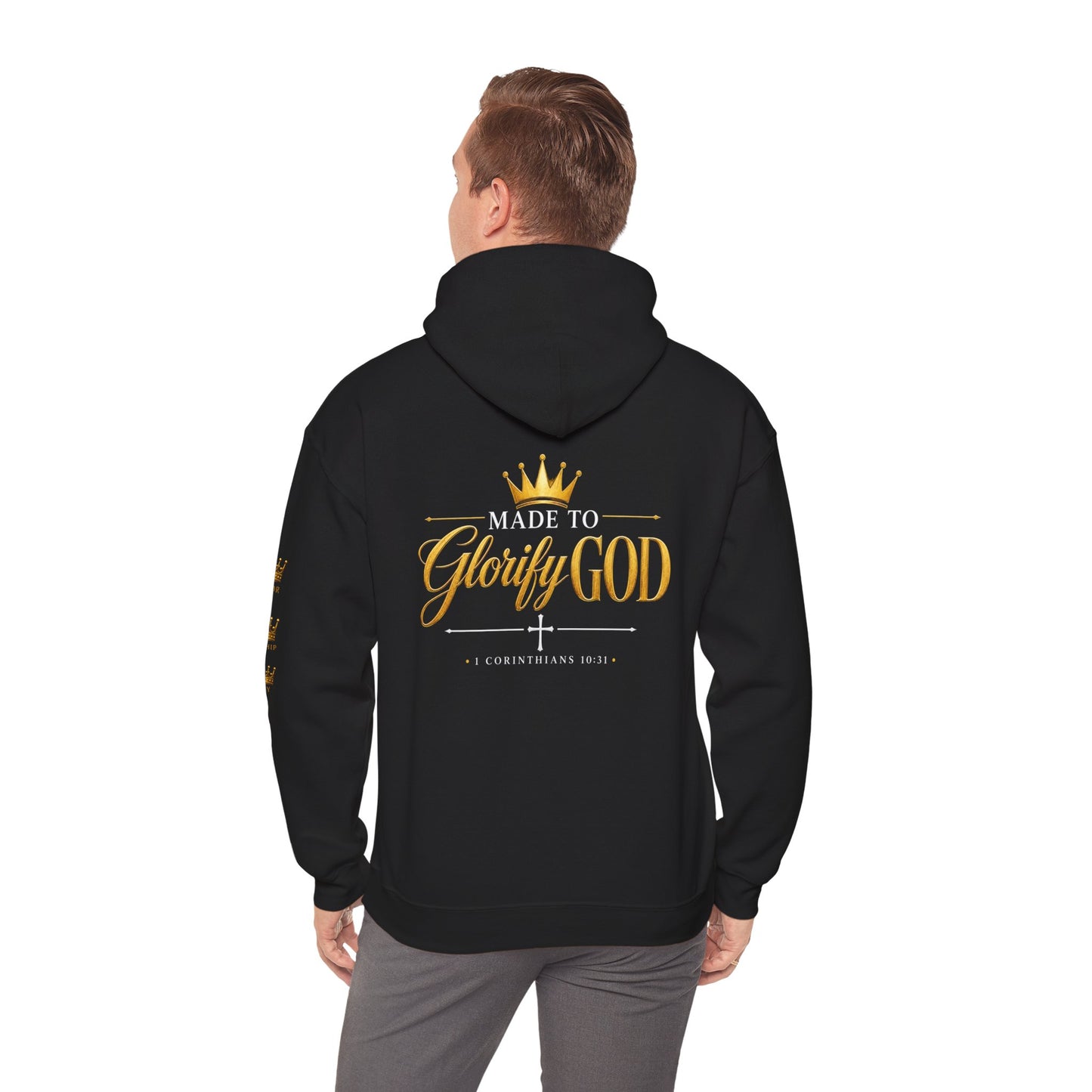 Made To Glorify God Christian Streetwear Hoodie | Faith Based Hoodie