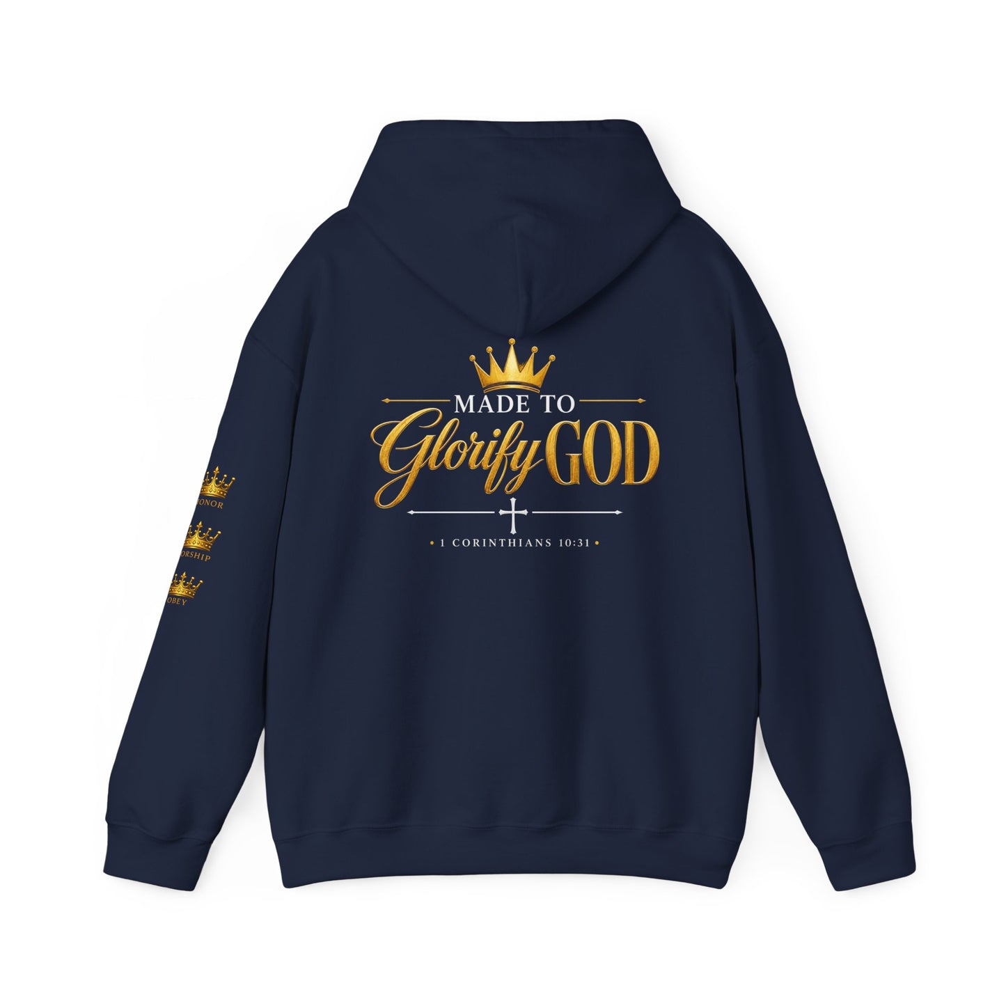 Made To Glorify God Christian Streetwear Hoodie | Faith Based Hoodie