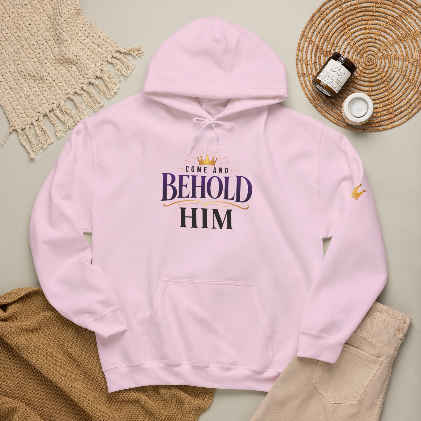 Come And Behold Him - Christian Hoodie