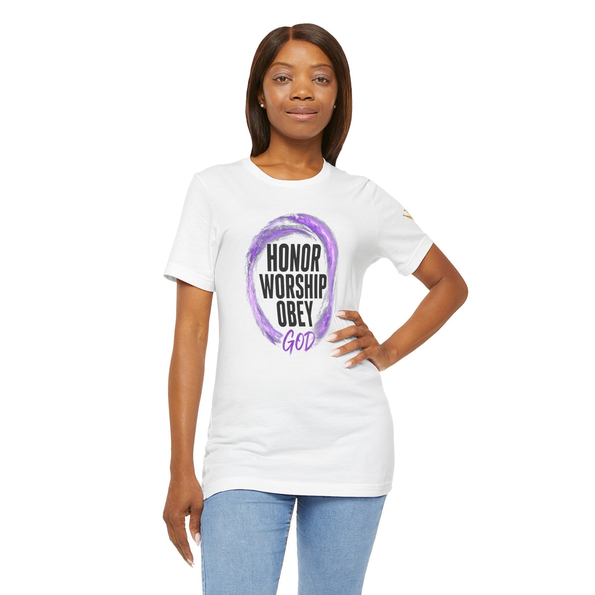 Honor Worship Obey - Christian Tee